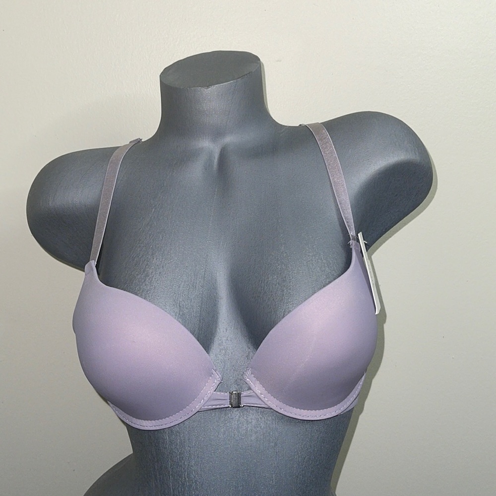 Push Up Racerback Lace Front Close Light Padded T- Shirt Bra. New Arrival